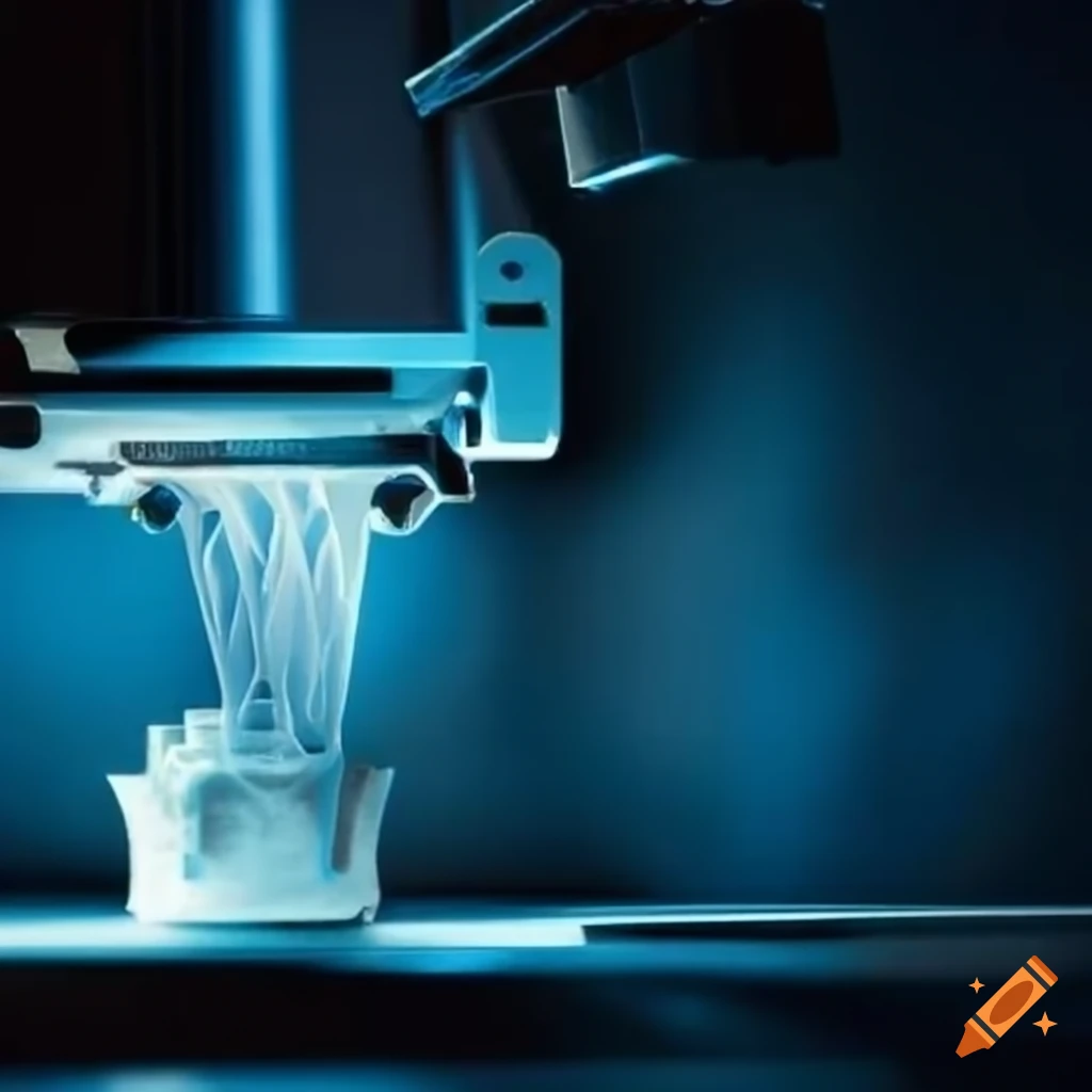 Innovative 3D-printed parts in a professional workshop setting