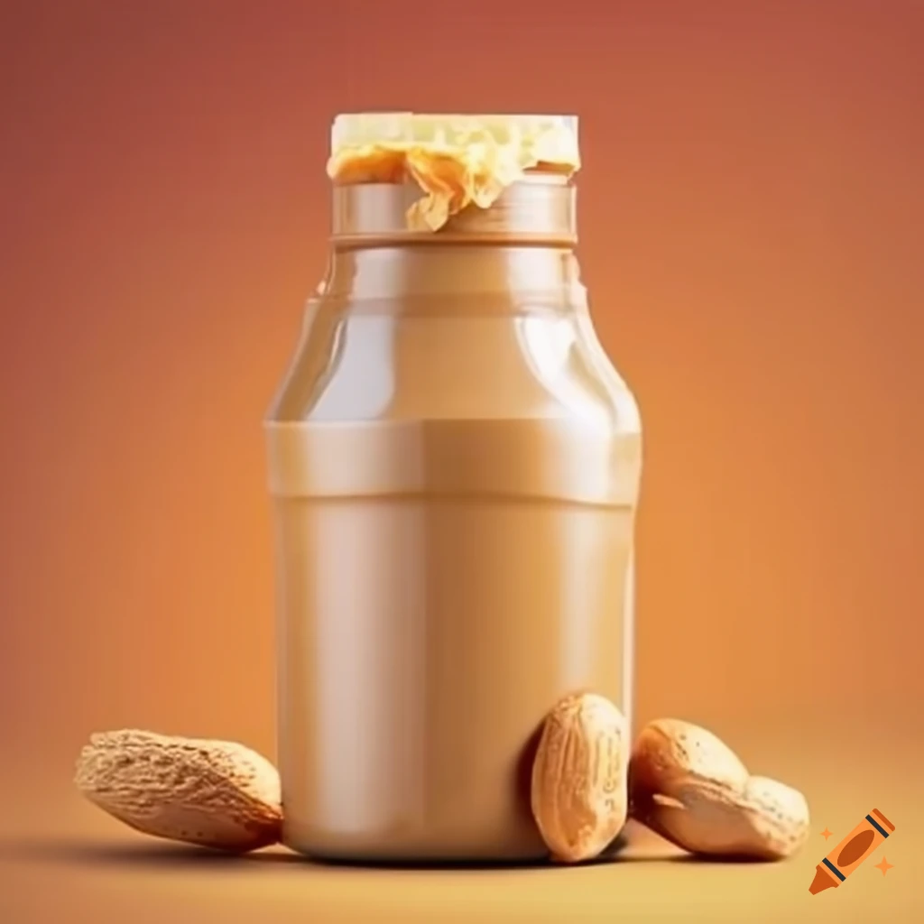 Peanut butter drink brand packaging