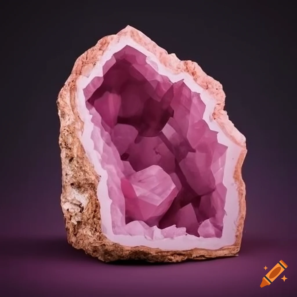 Pink geodes
