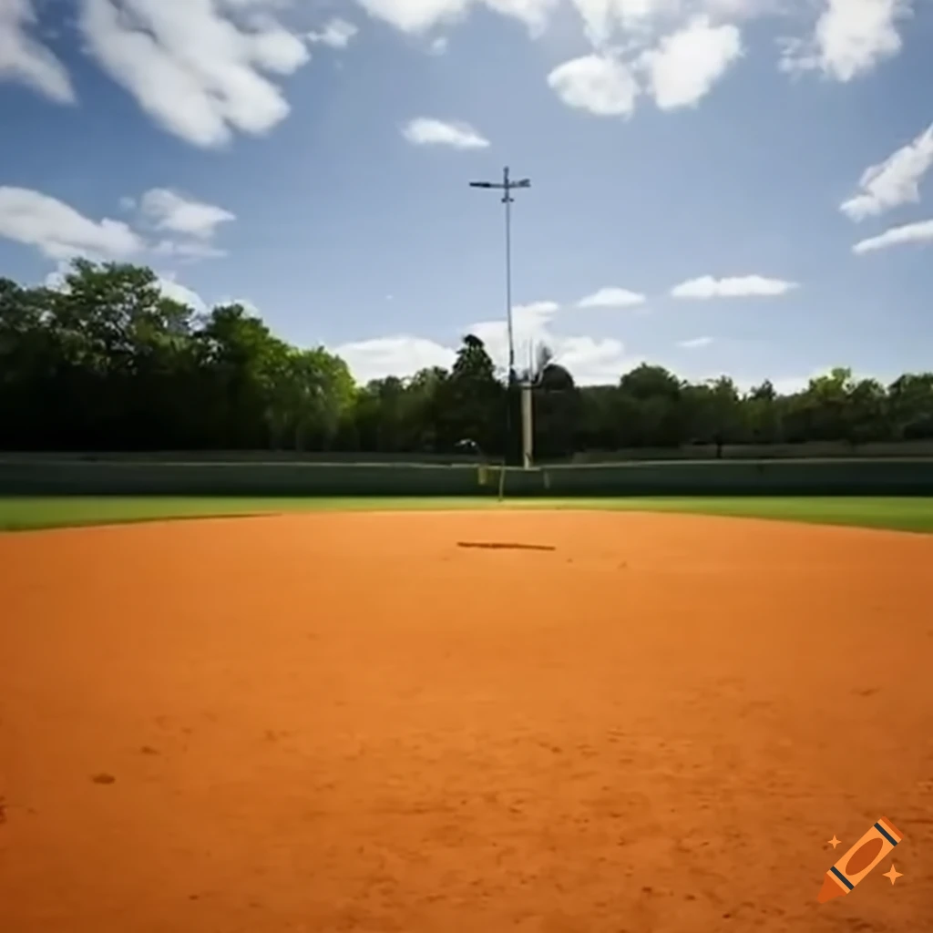 School softball field