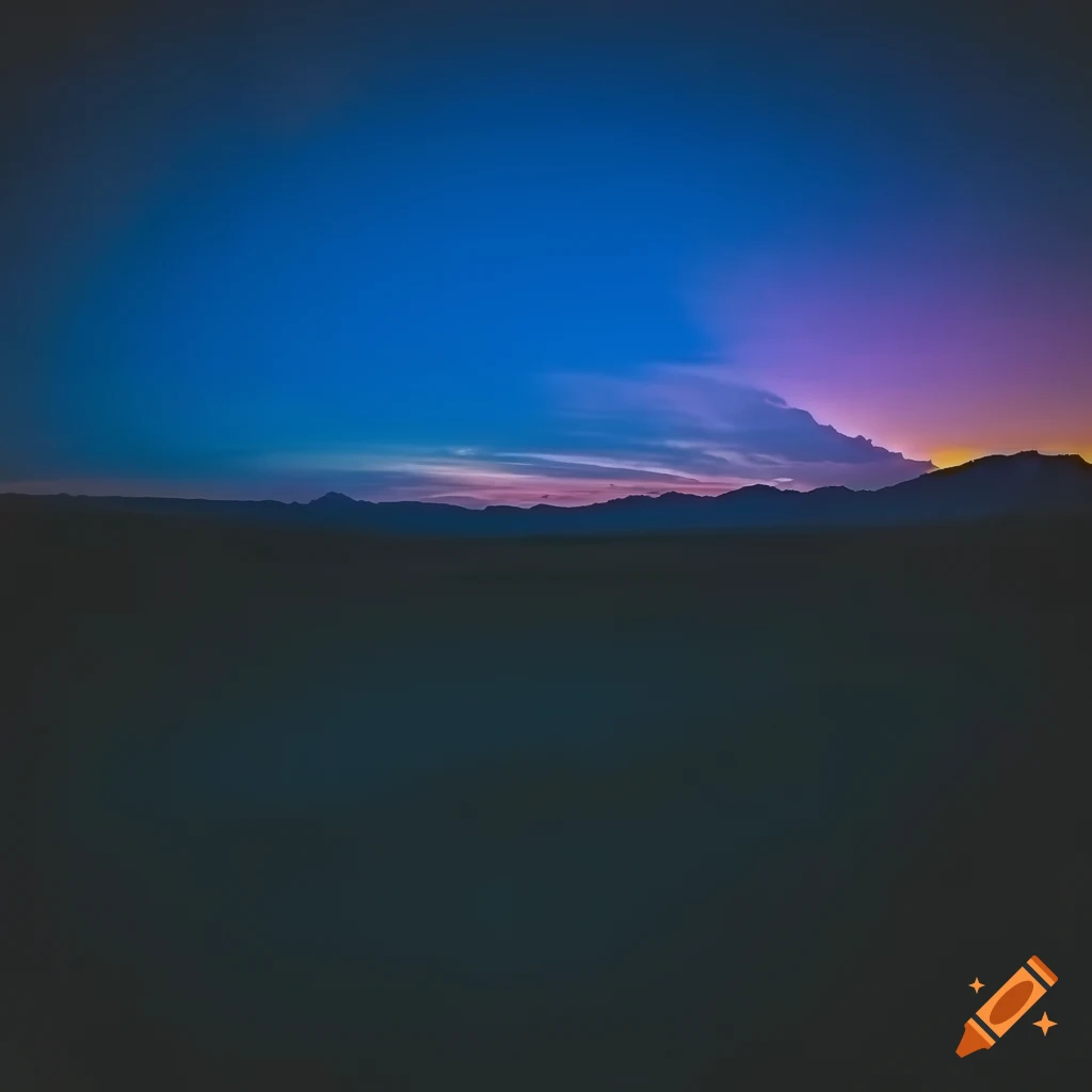 Atmospheric night landscape photos