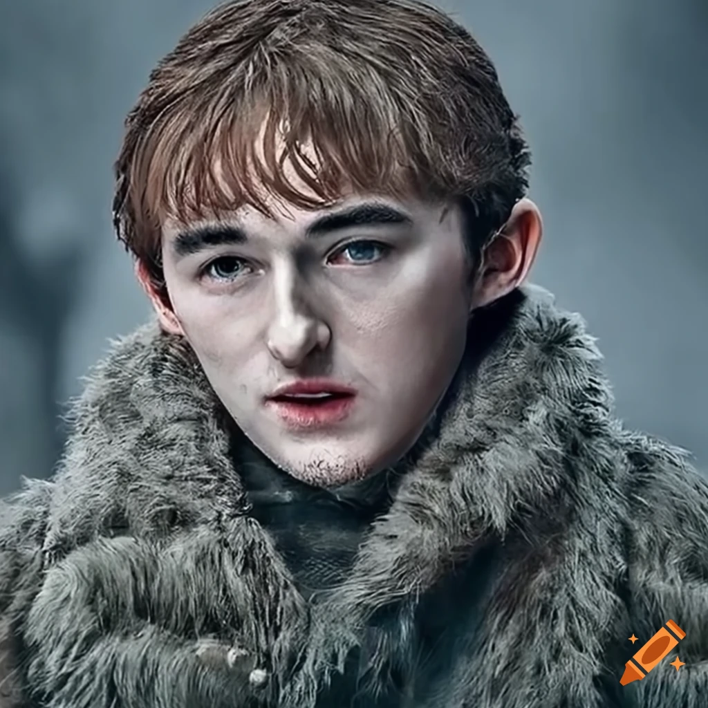 Isaac Hempstead-Wright as bald Bran Stark in Game of Thrones Season 8