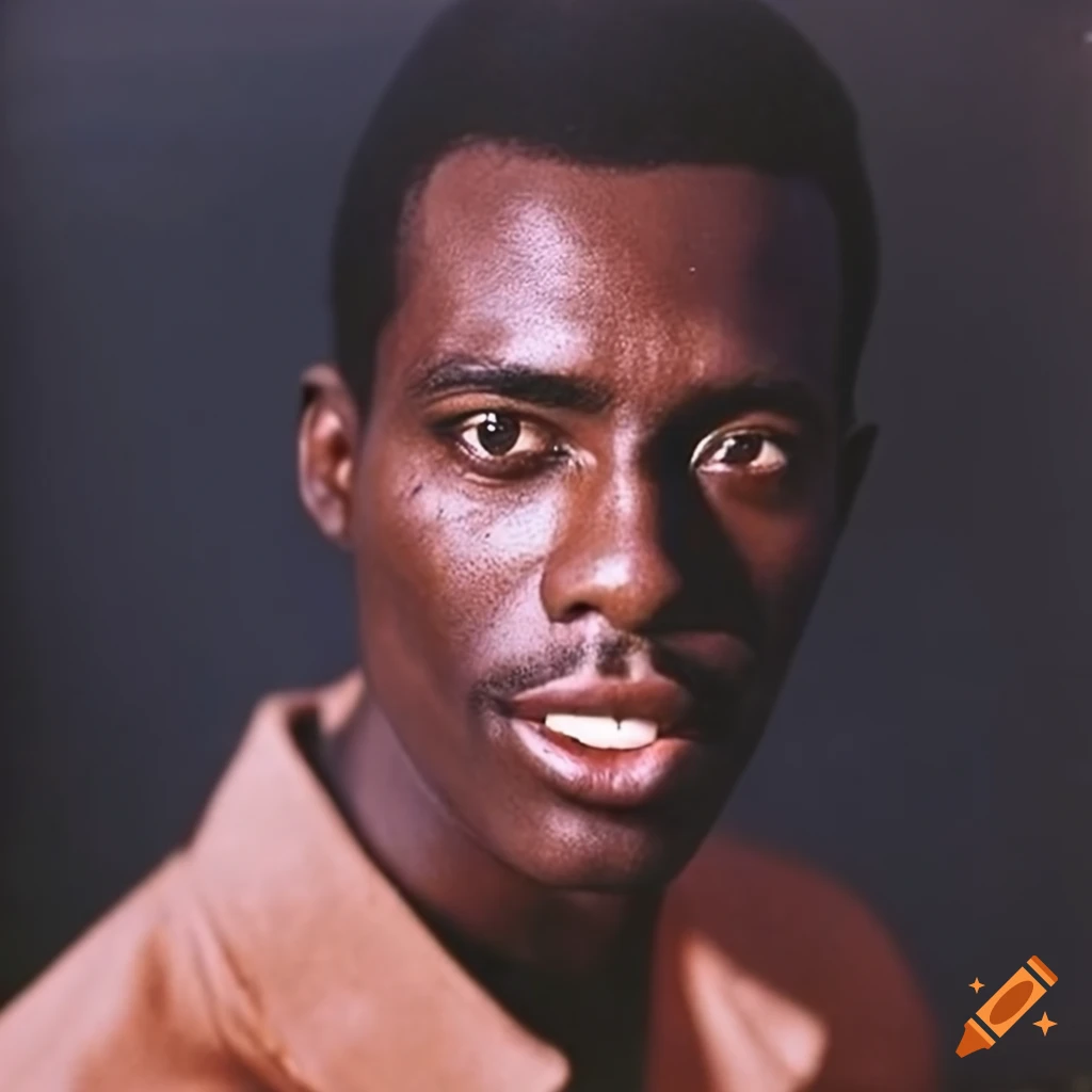 Charming African American man from a 1950s movie