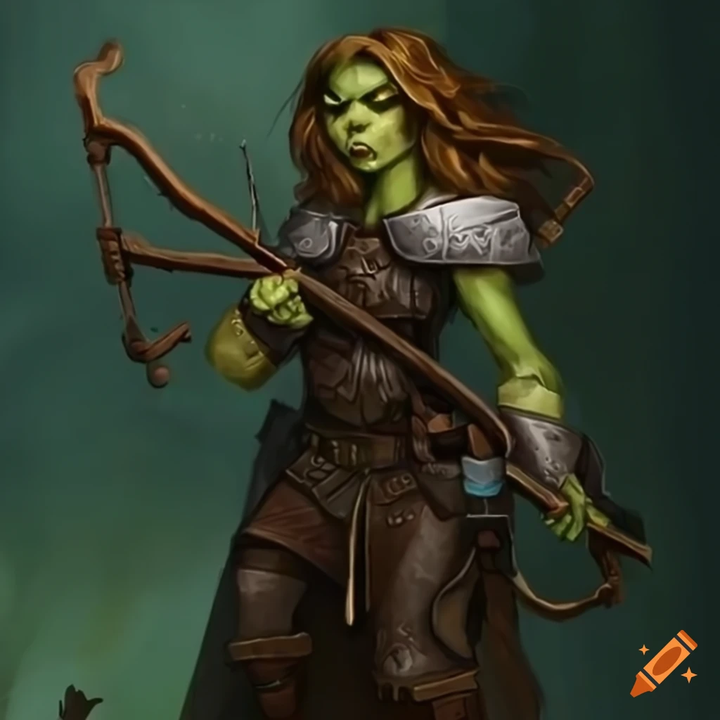 Dungeons and Dragons goblin archer character