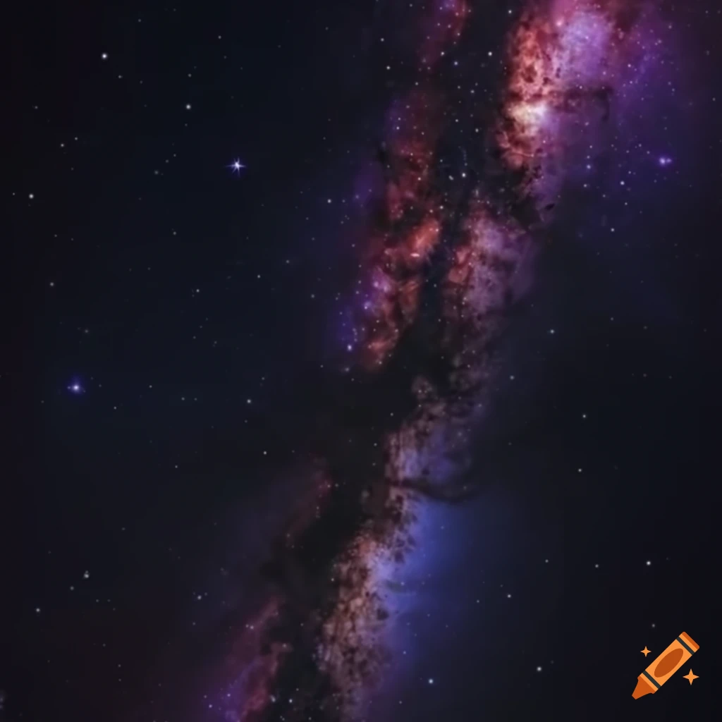 Dark galaxy background