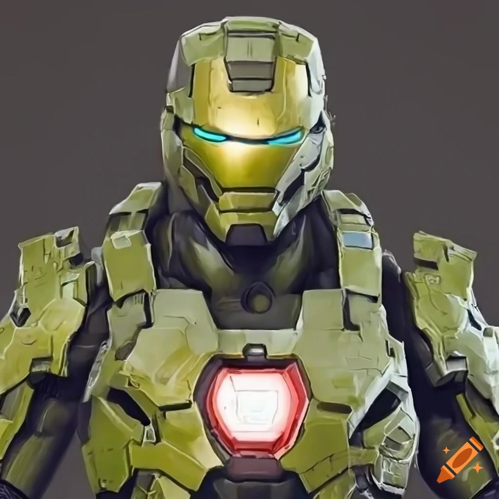 Fusion of IronMan with Master Chief from Halo