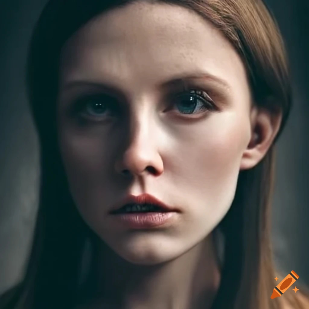Scottish woman's face