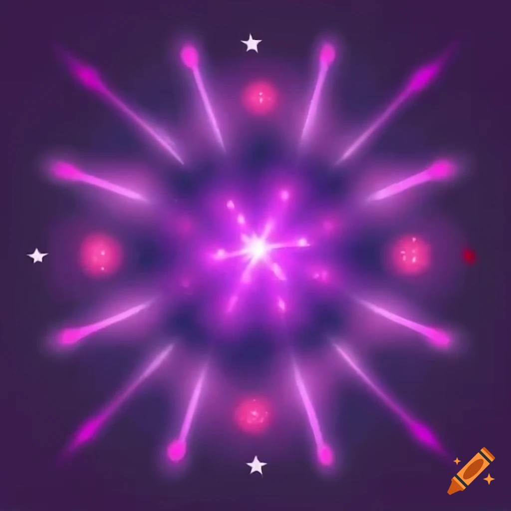 Purple background with glowing starlight effect