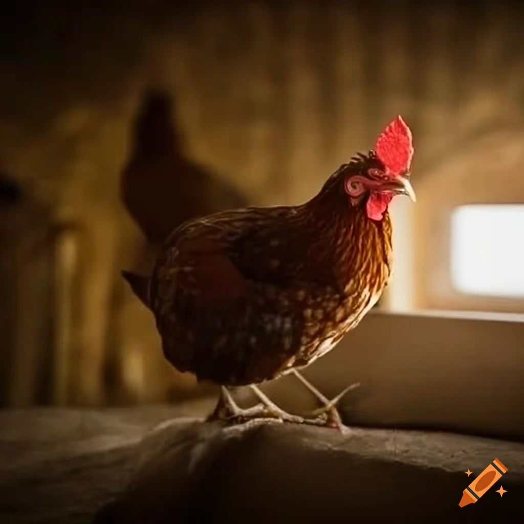 Chicken in a cottage