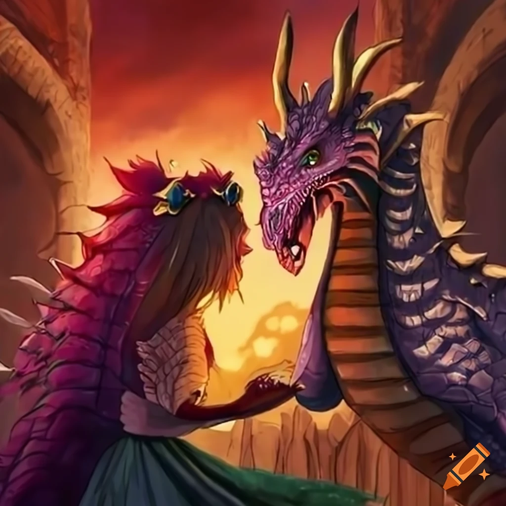 Fairy tale of a dragon kidnapping a princess from the dragon's perspective