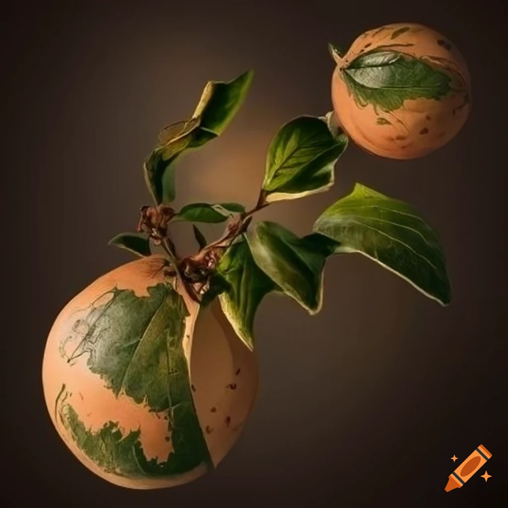 Full-scale lime tree blossom in botanical medieval style