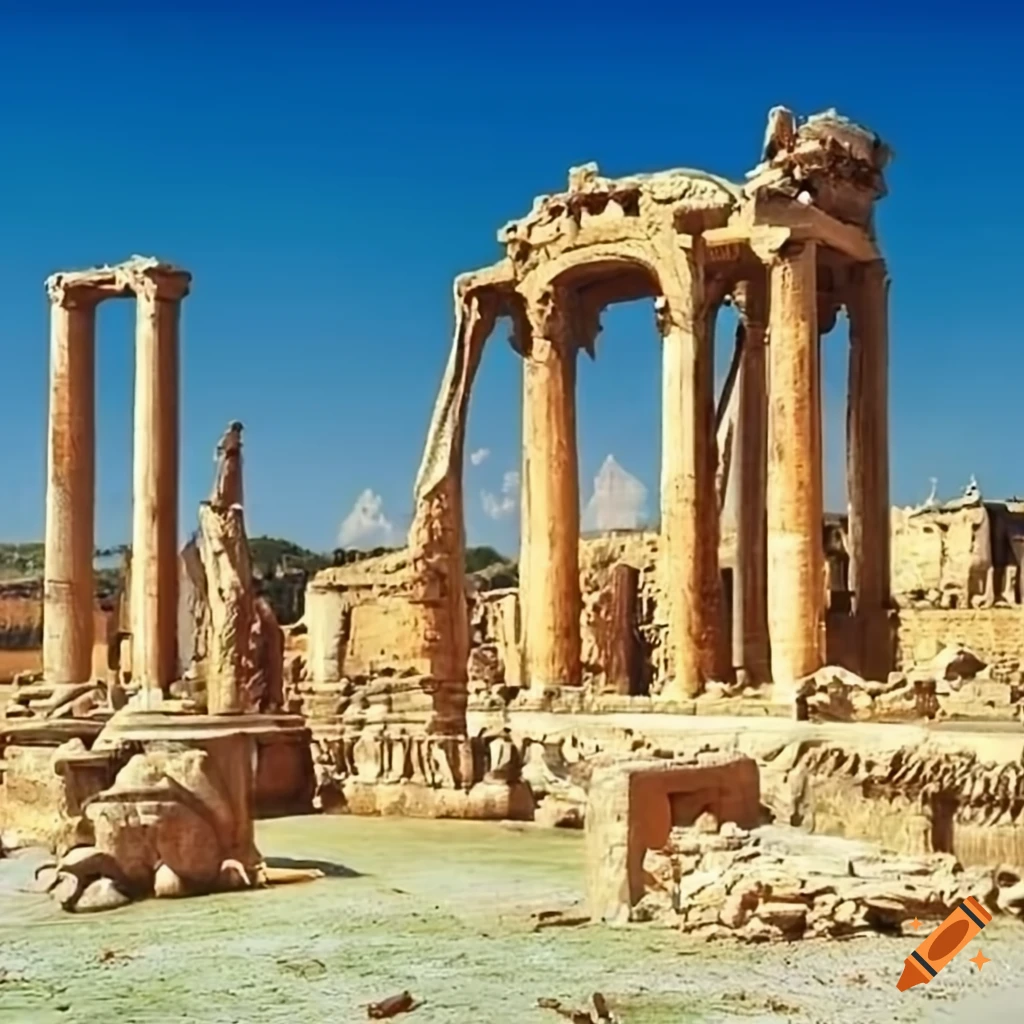 Historic view of ancient Pamphylia