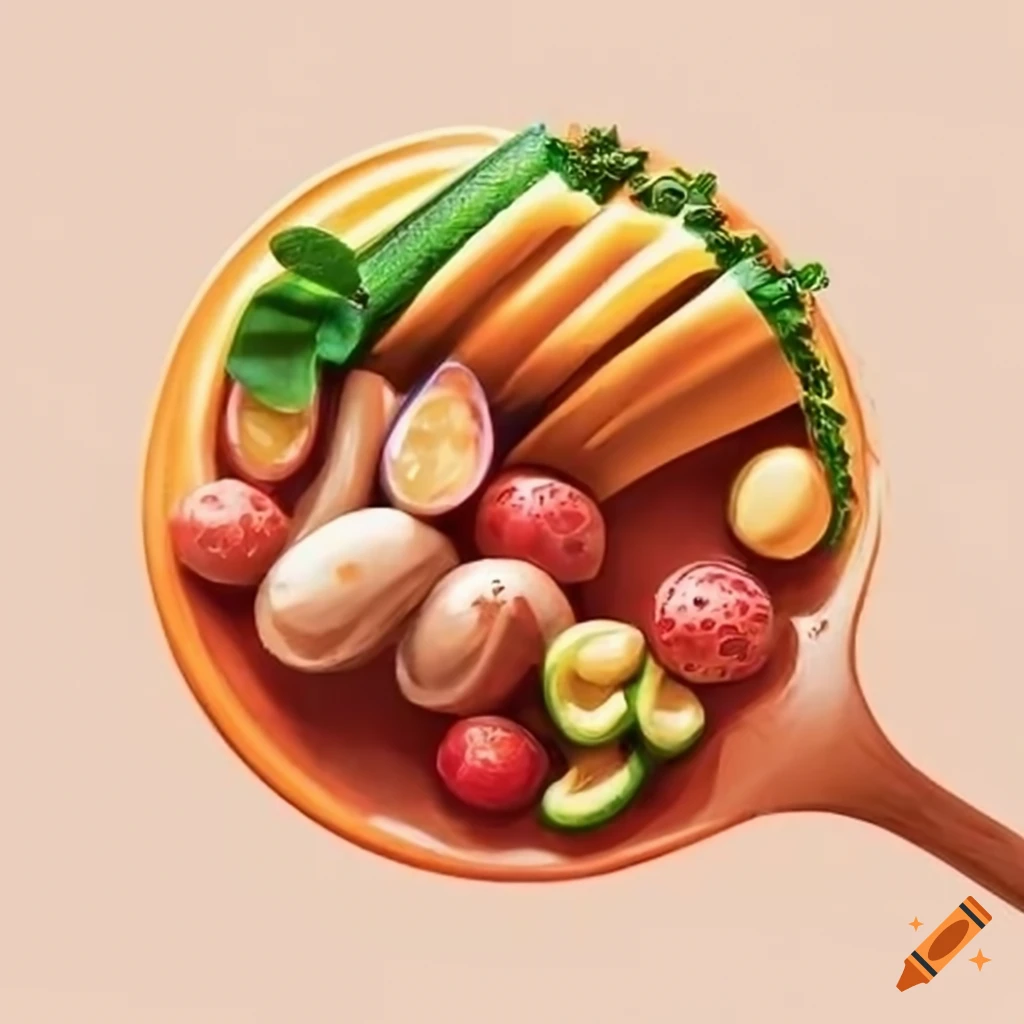 Plate with high-fiber foods drawn on it