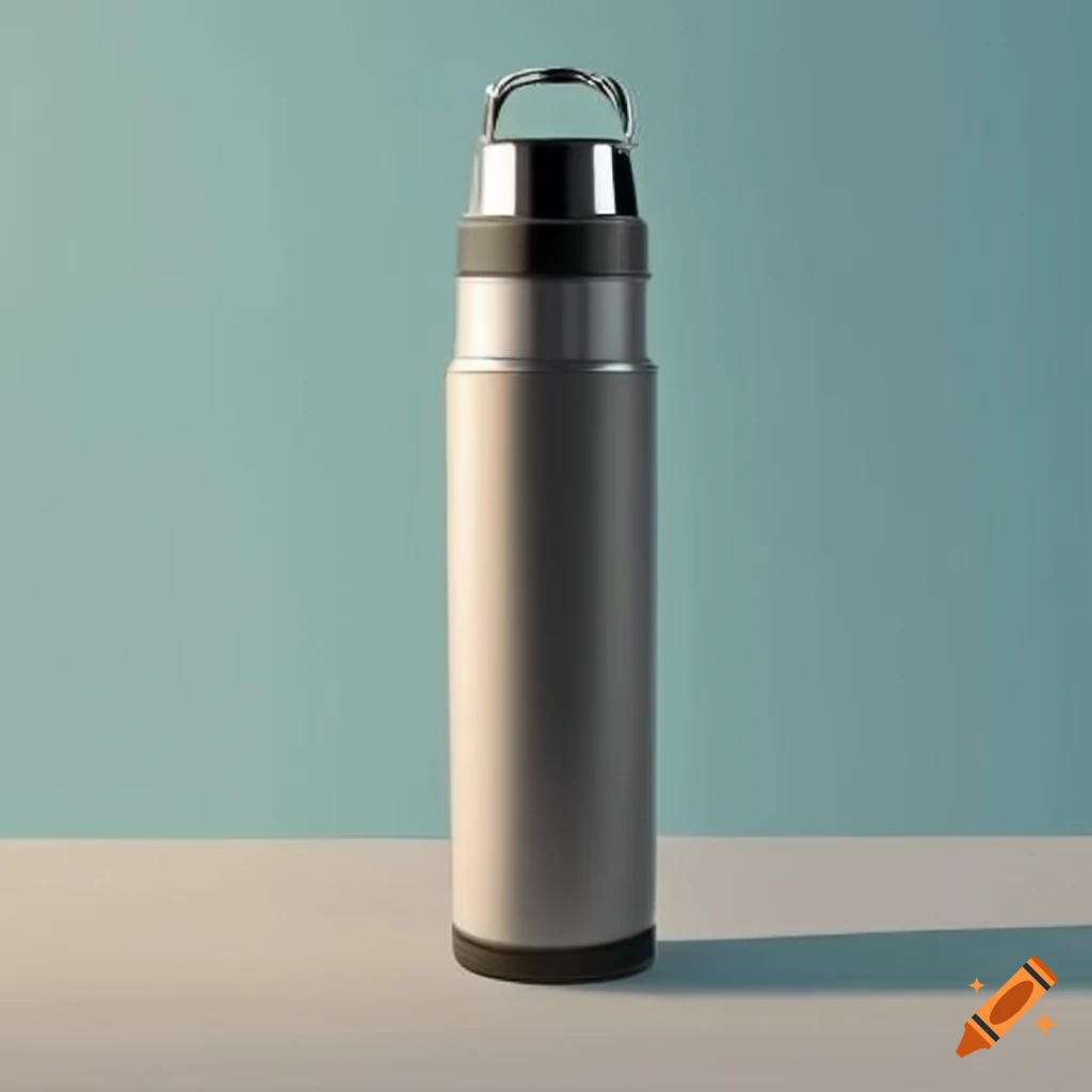 Thermos for mate with high elegant lid and solid base