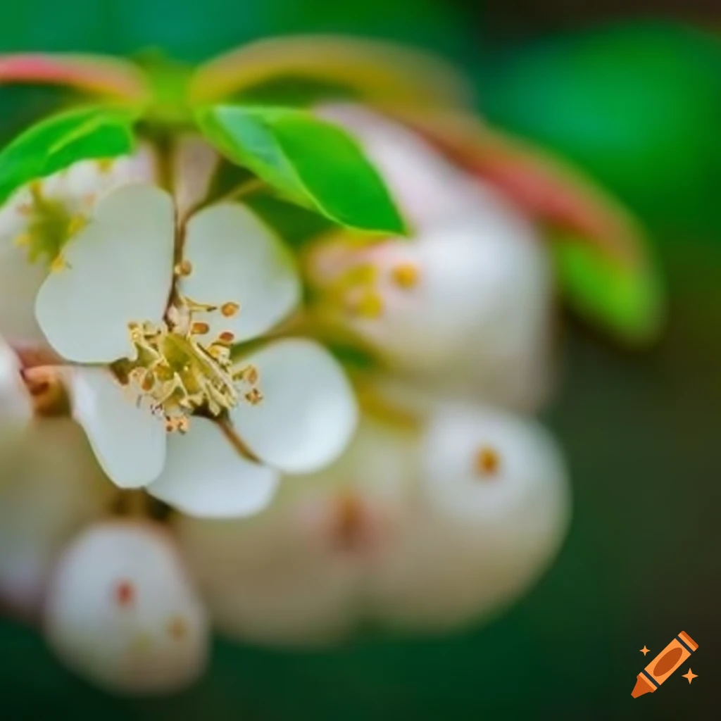 Beautiful lime tree blossom painted in medieval style