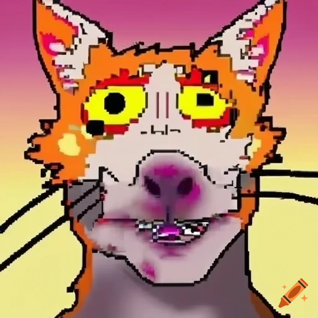 Deep fried furry meme