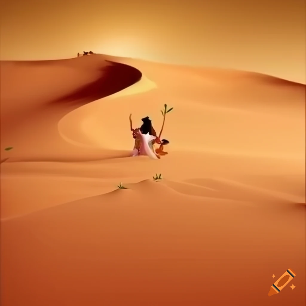 Desert landscape named Krishna