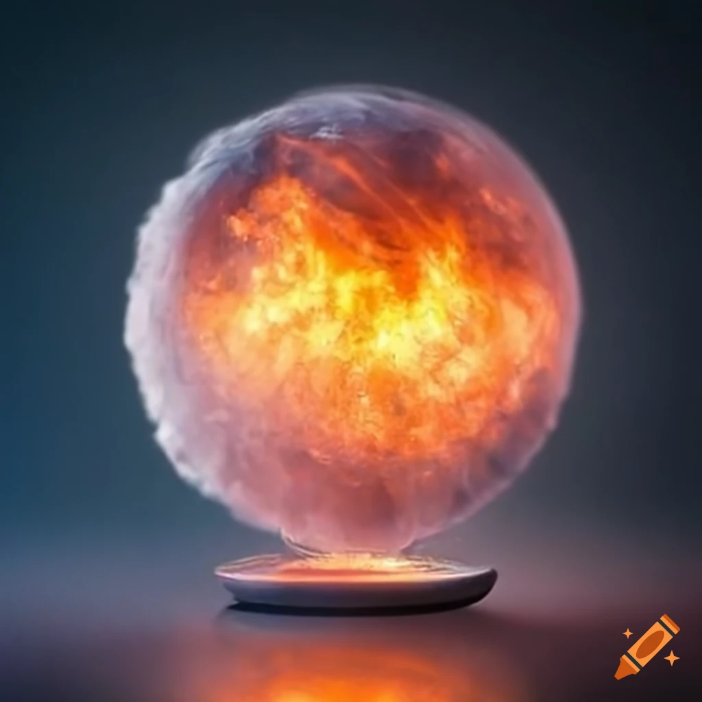 Ball of fire, water, fluffy ball