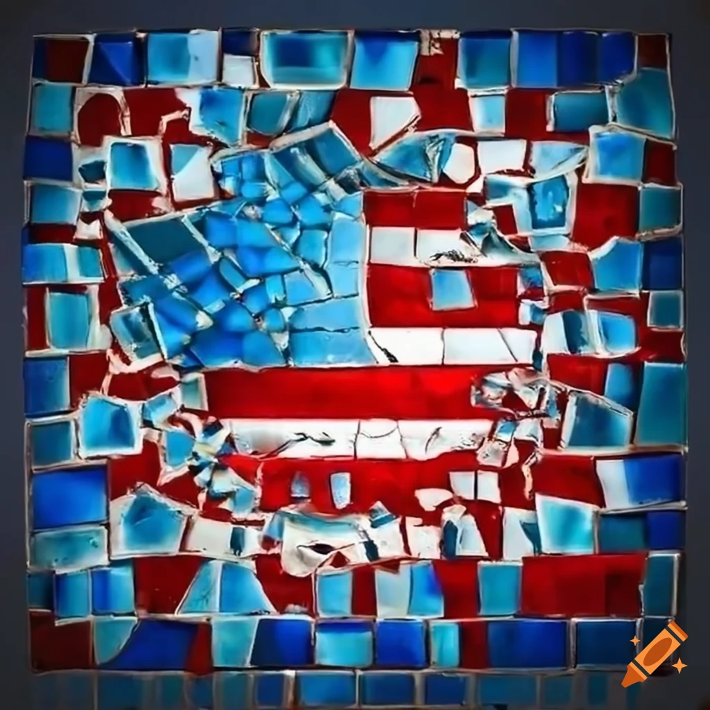 4th of July mosaic