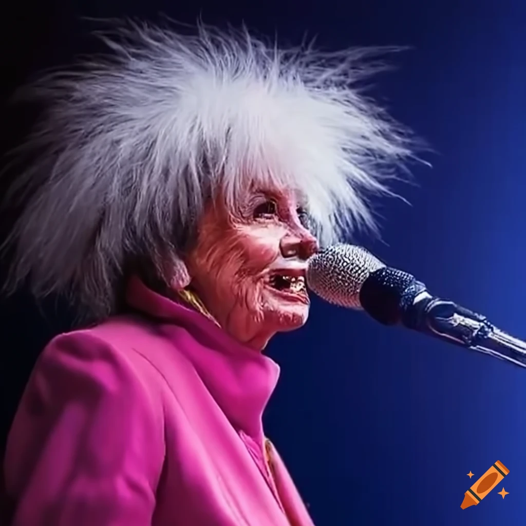 Nancy Pelosi singing with Melvins