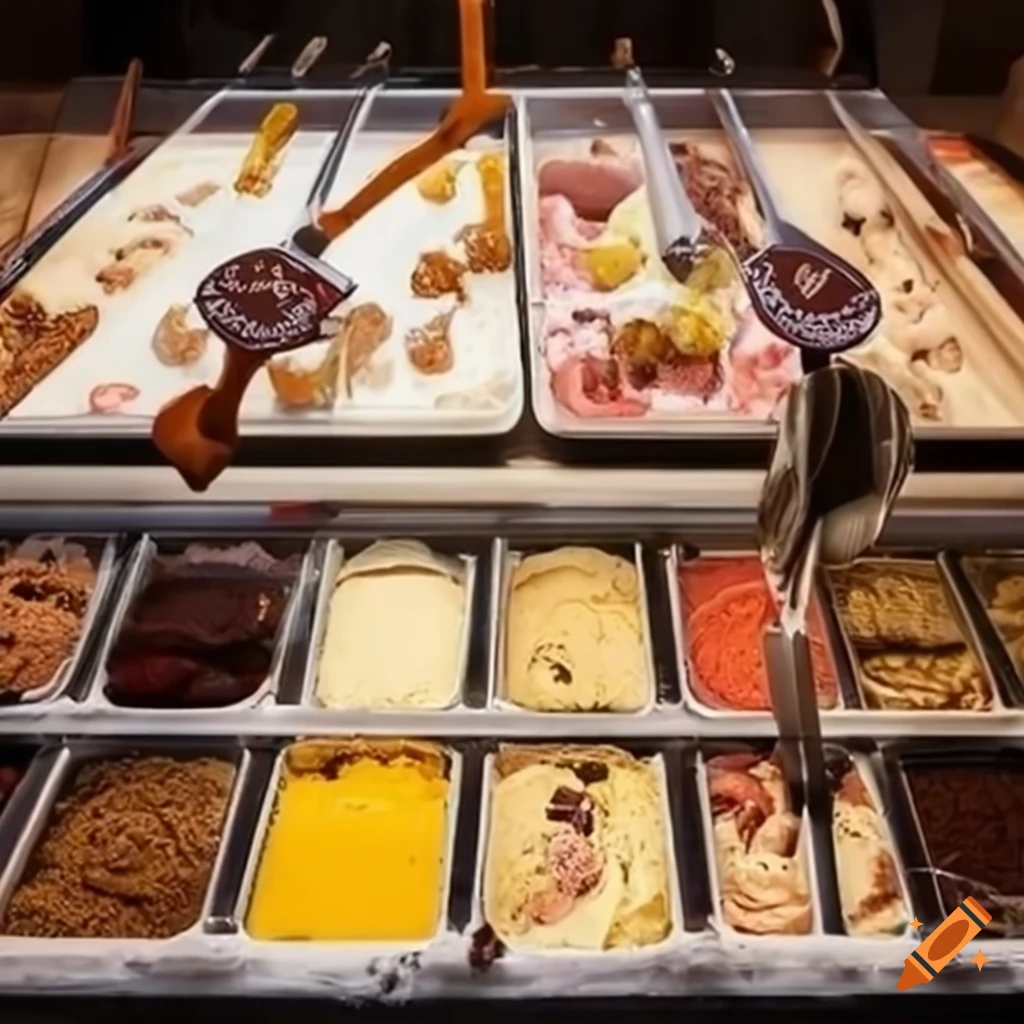 Ice cream shop with a wide variety of flavors