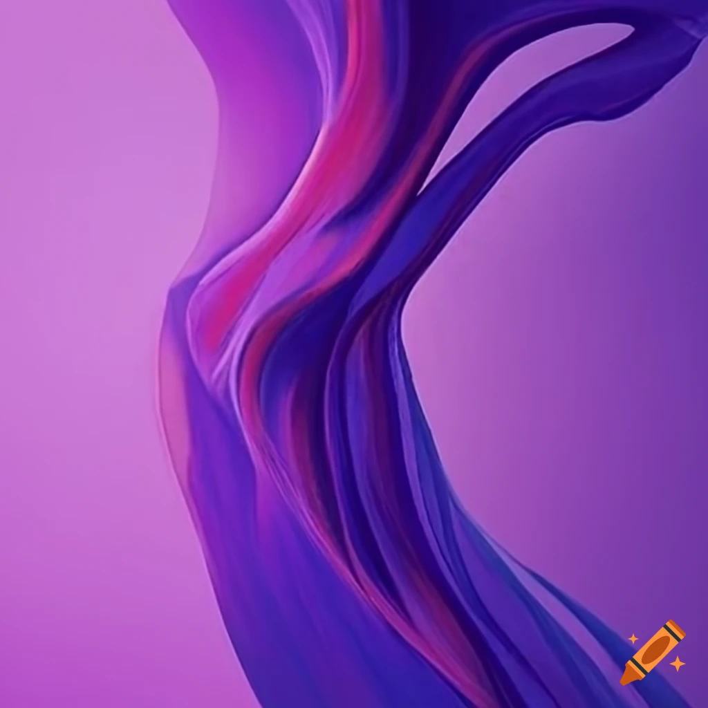 Abstract art with voluminous shapes