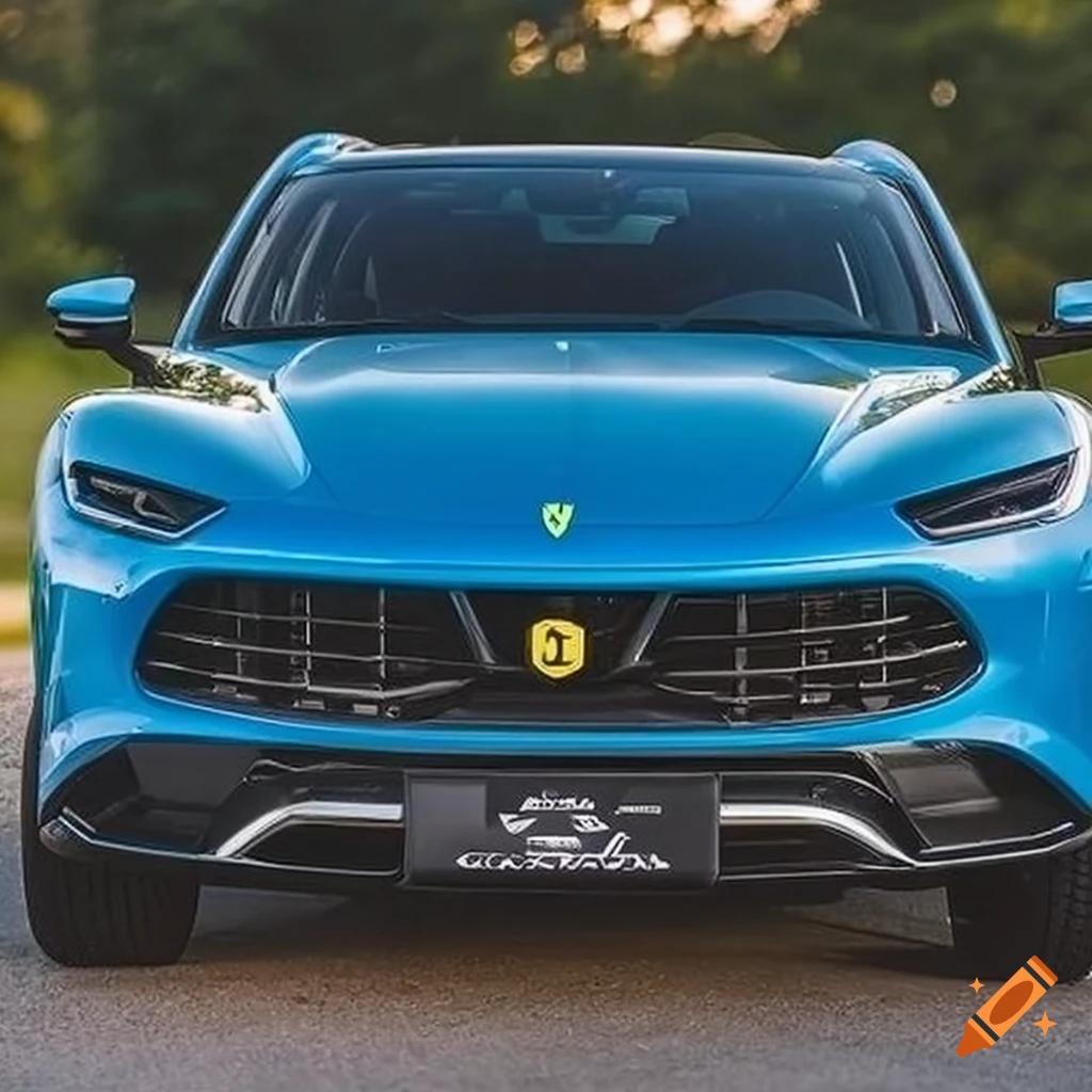 Modern electric Ferrari SUV showcasing cutting-edge design