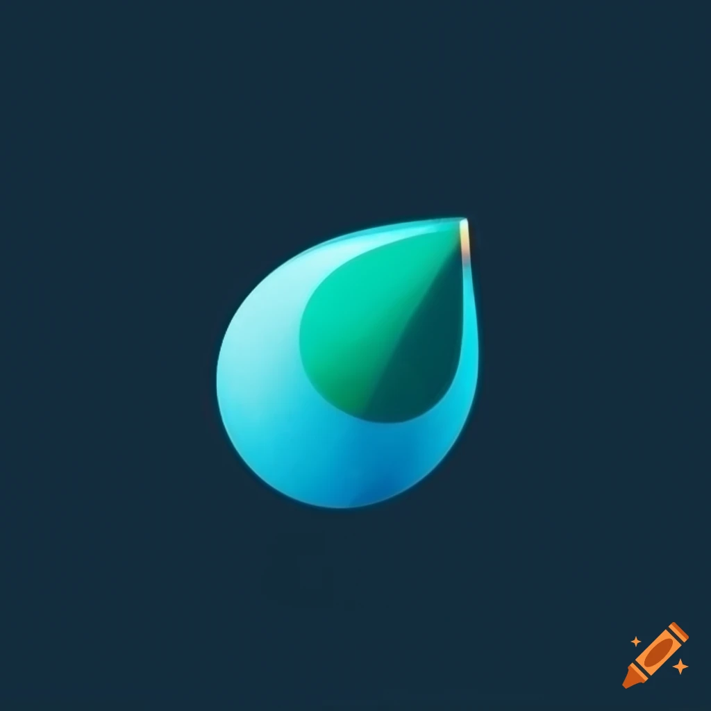 Clear and minimalistic logo of an eco-conscious navigation app