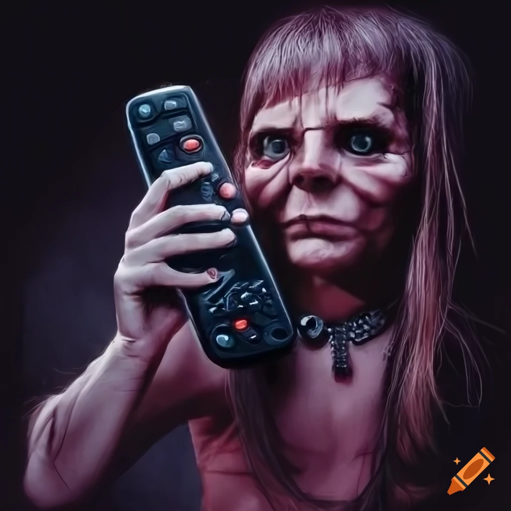 Tele Commando heavy rock album cover featuring a child with a remote control