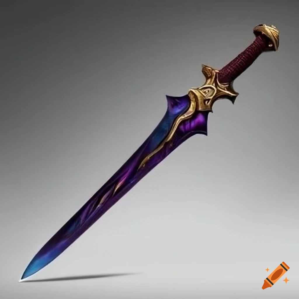 Magic straight elite sword blade