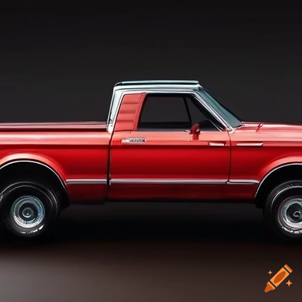 Vintage fusion of 1983 Toyota Pickup and 1968 Ford Mercury Cougar