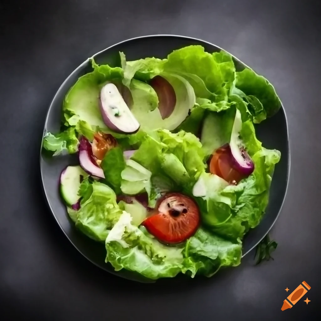 Healthy green salad