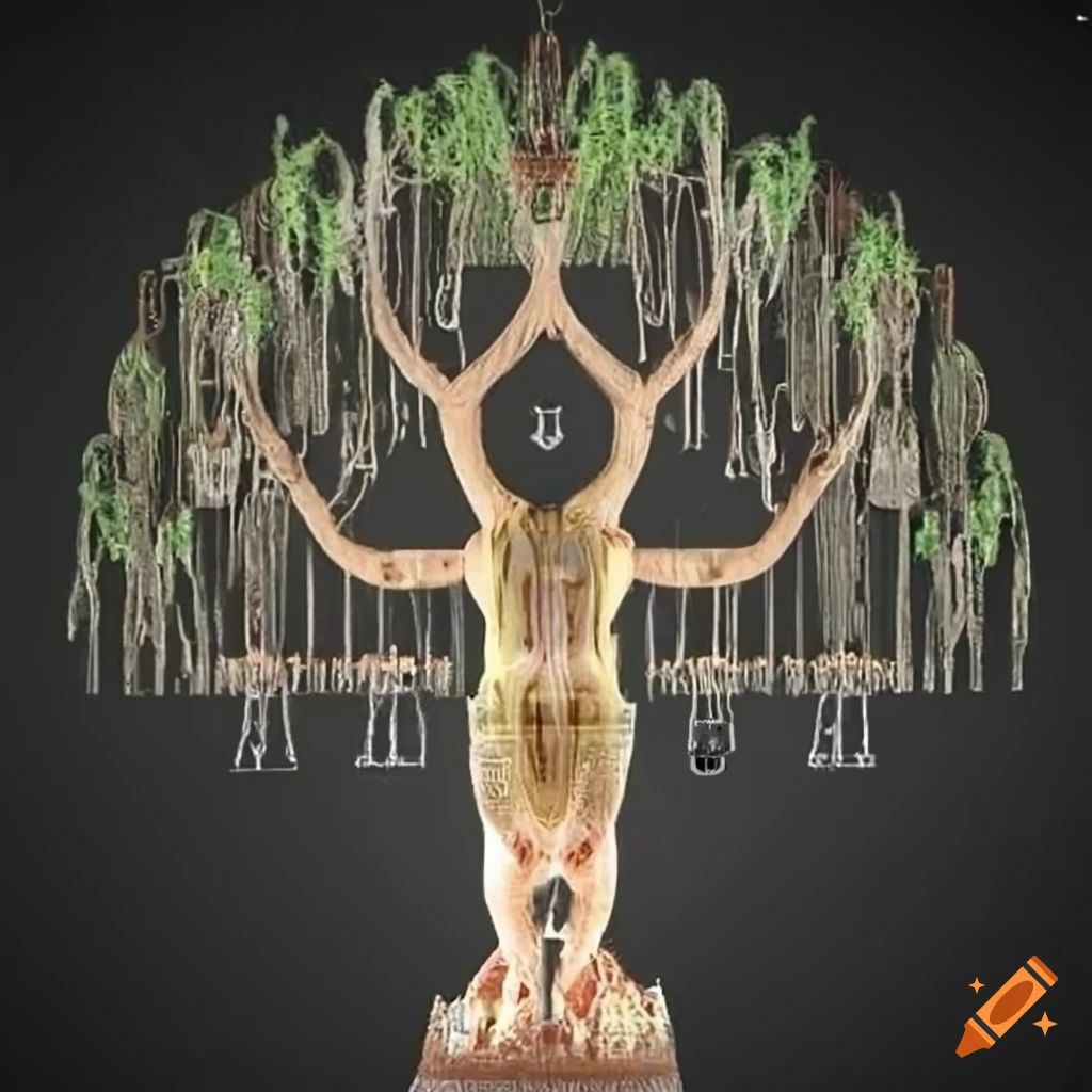 Family tree diagram of Olympic gods