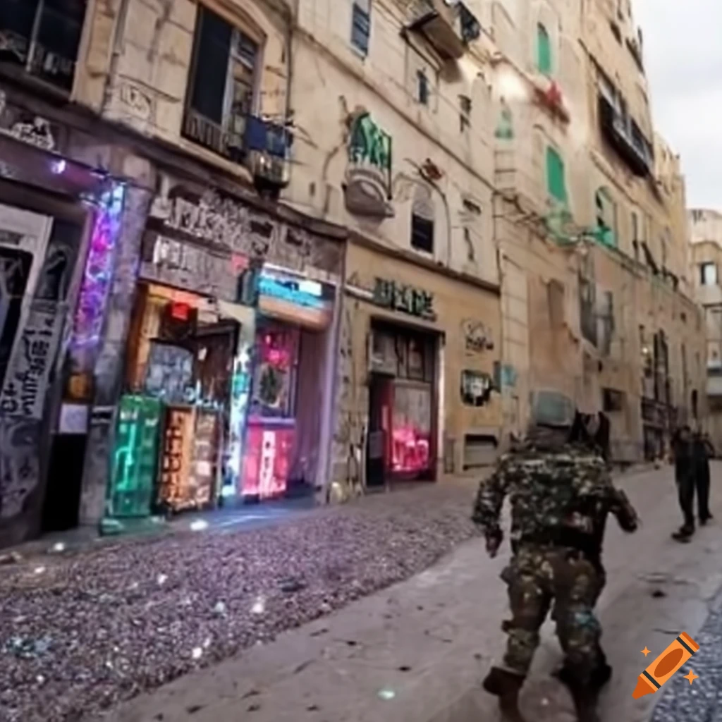 Sparkly glitter at Hebron checkpoint