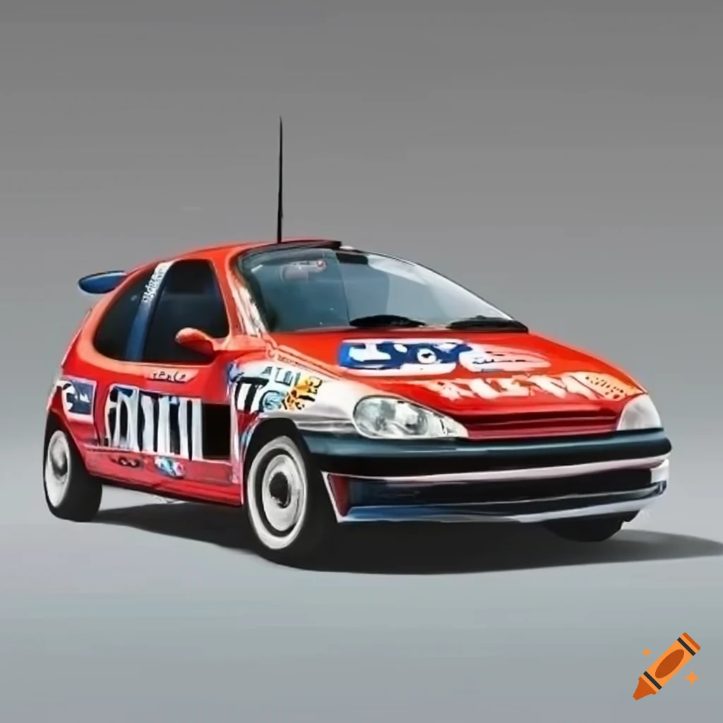 1979 Peugeot 206 with Viacom logo livery