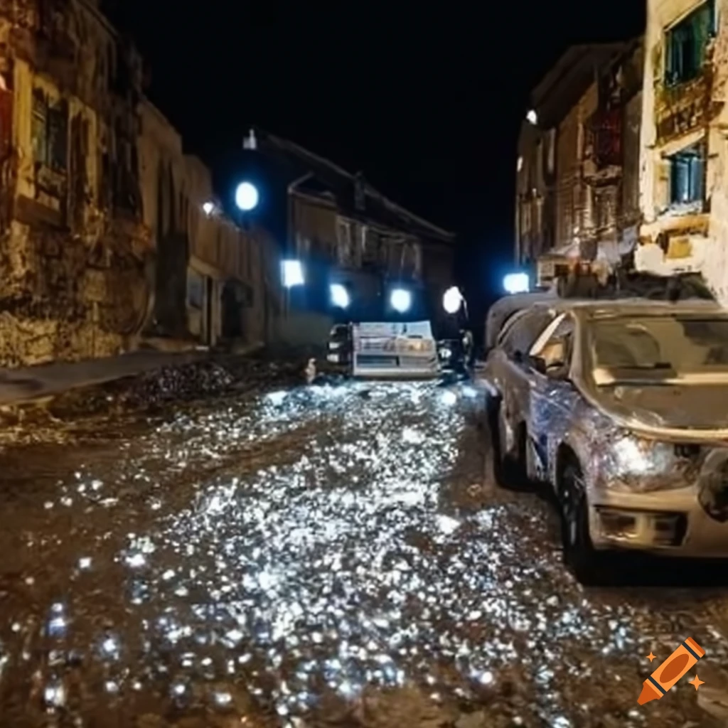 Sparkly glitter at Hebron checkpoint