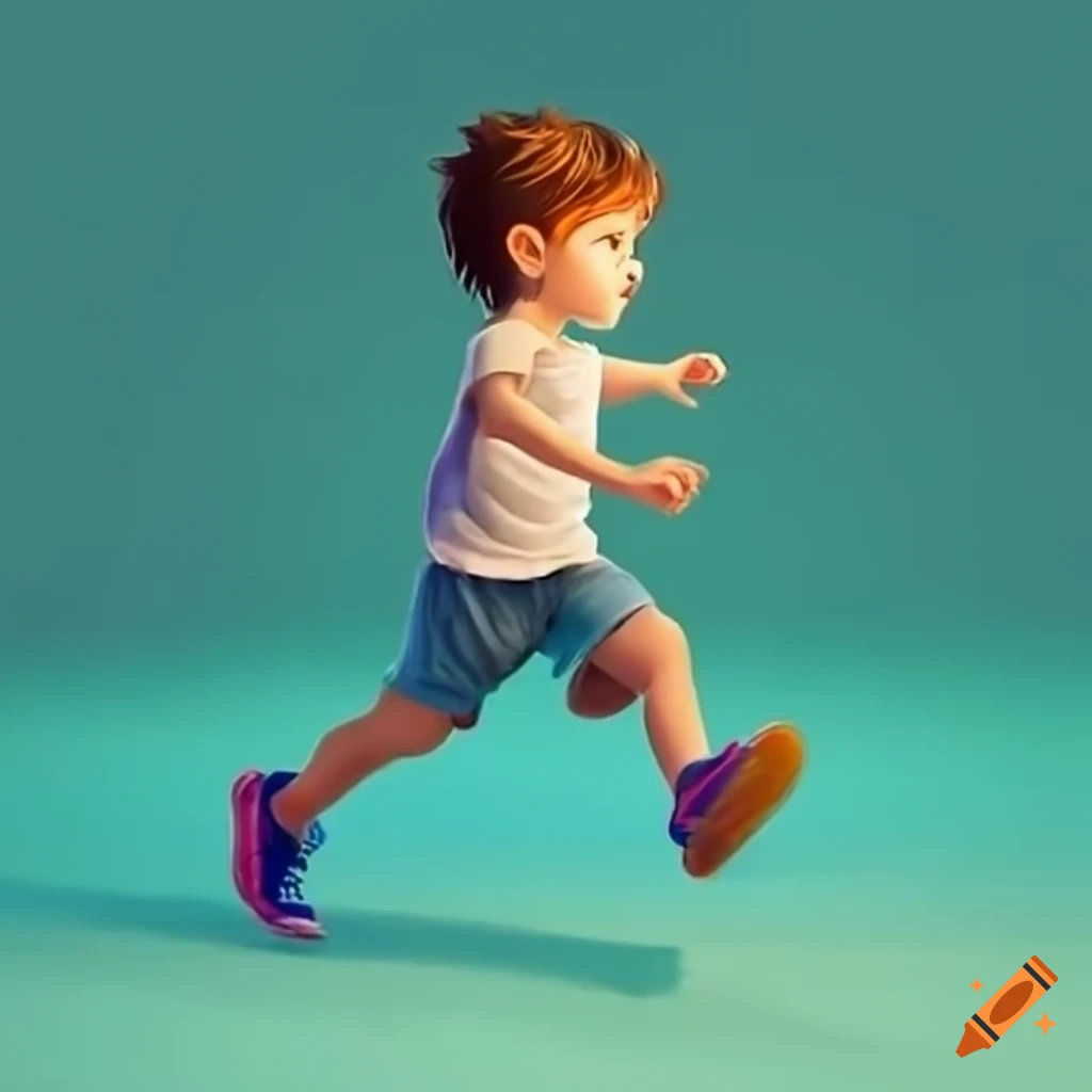Boy running