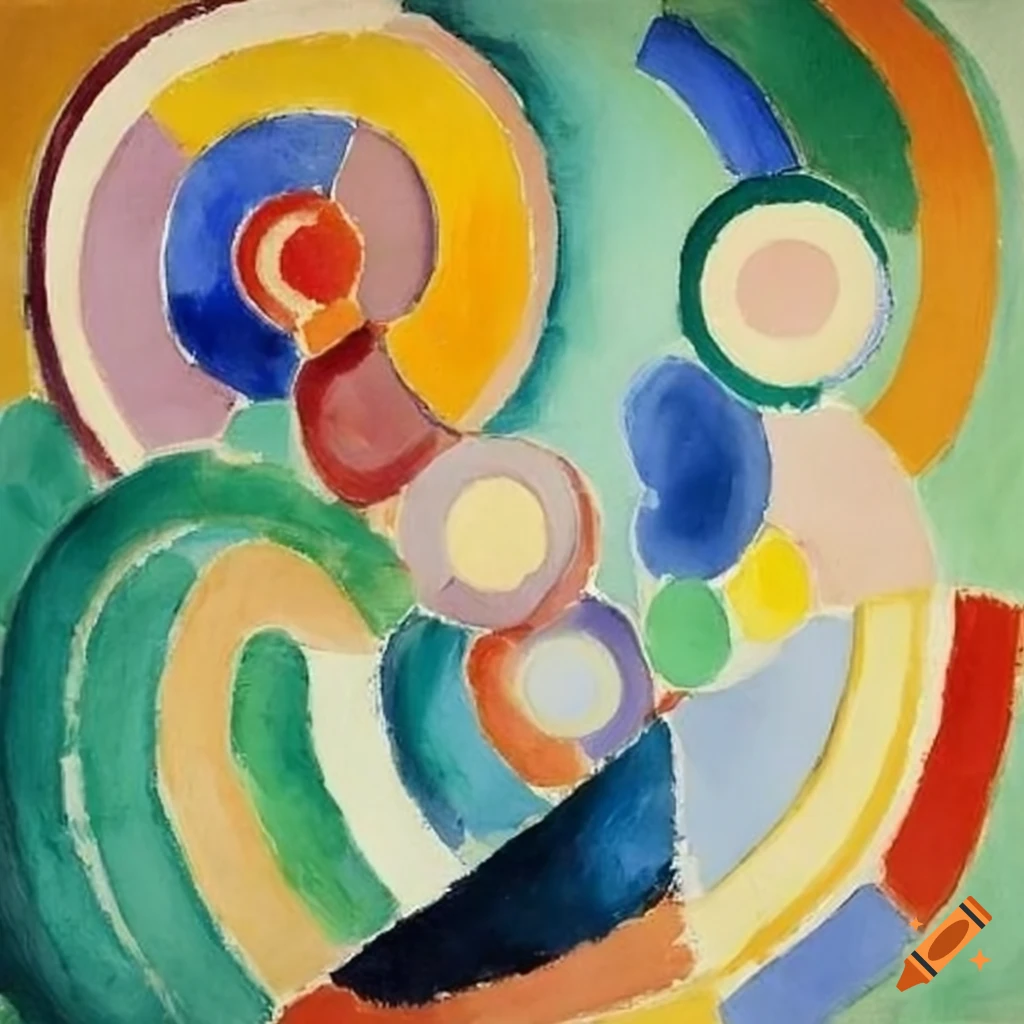 Robert delaunay artwork on craiyon