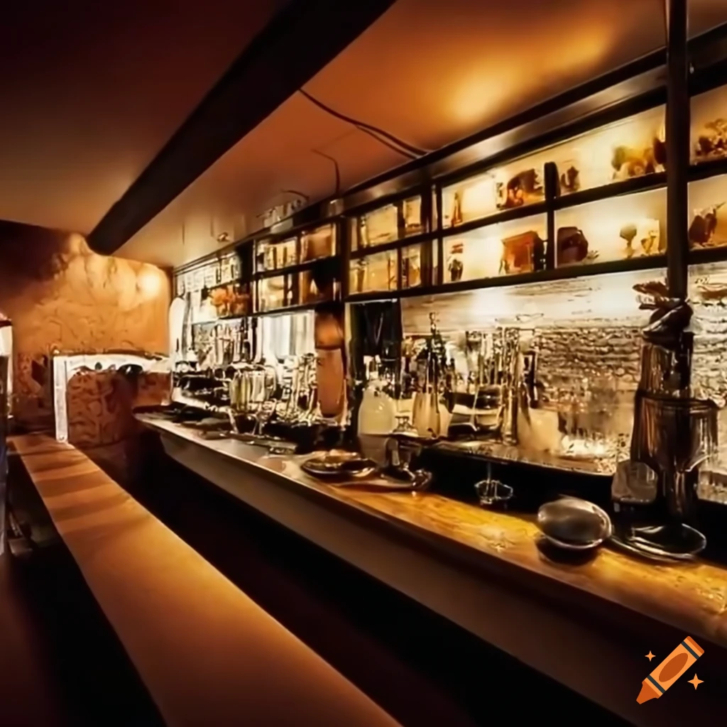 Gastronomic equipment in a restaurant