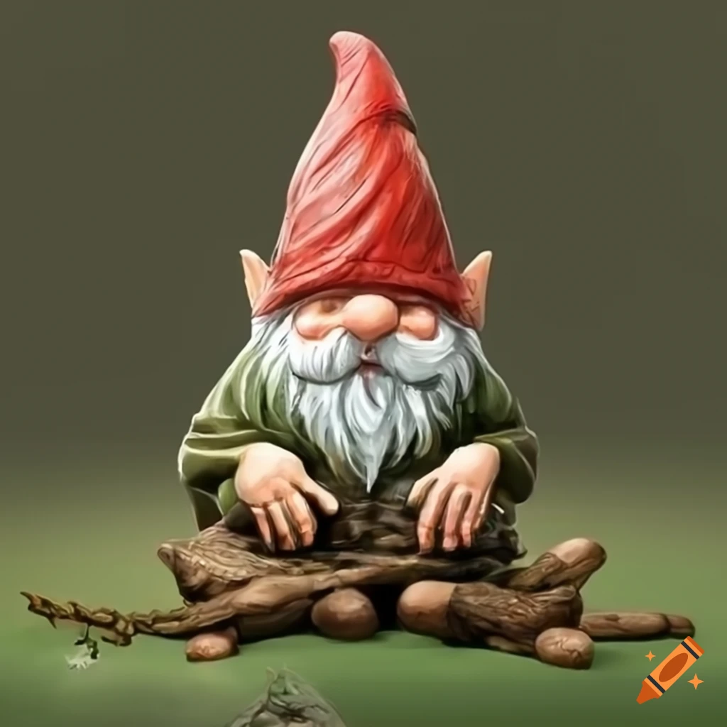 Forest gnome character