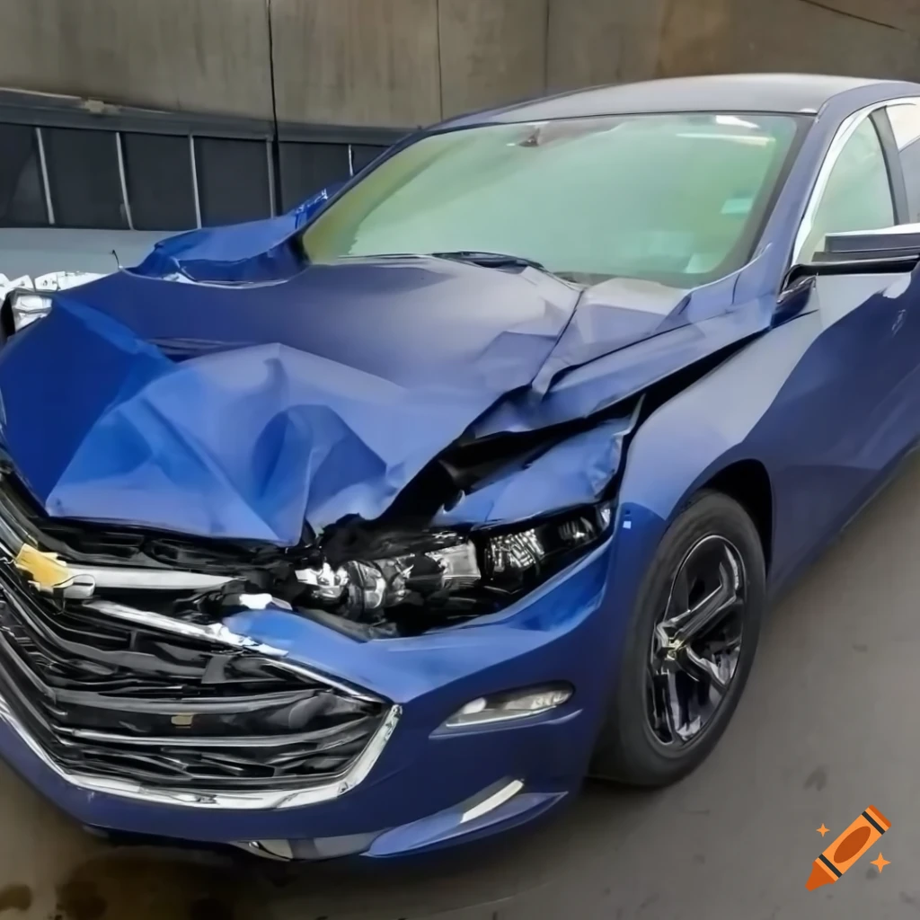 Crashed 2022 Chevrolet Malibu