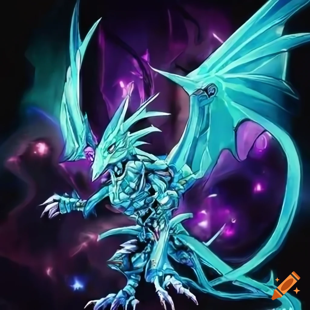 Cosmic dragon from Yu-Gi-Oh