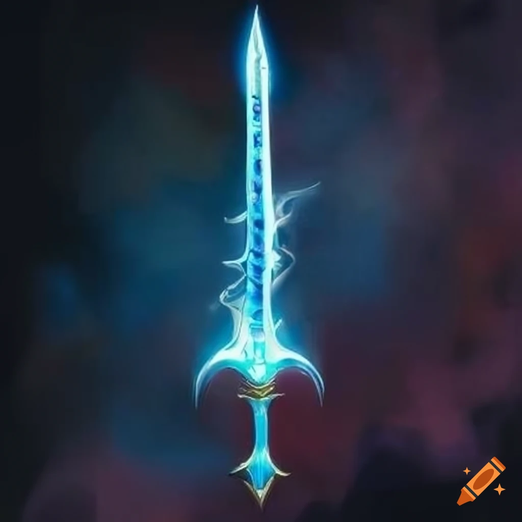 Magic elite sword in a fantasy setting