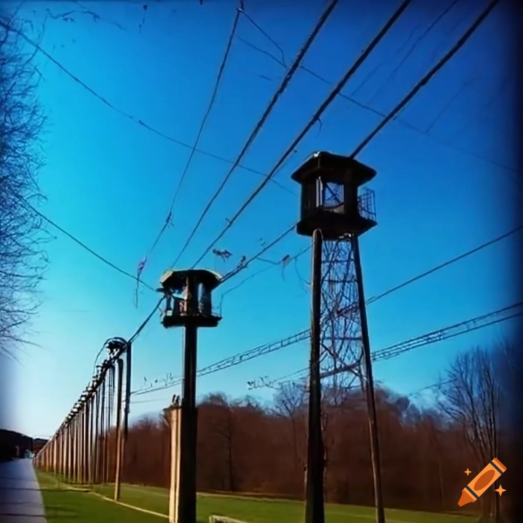 Security measures along the perimeter wall in Arlington, VA