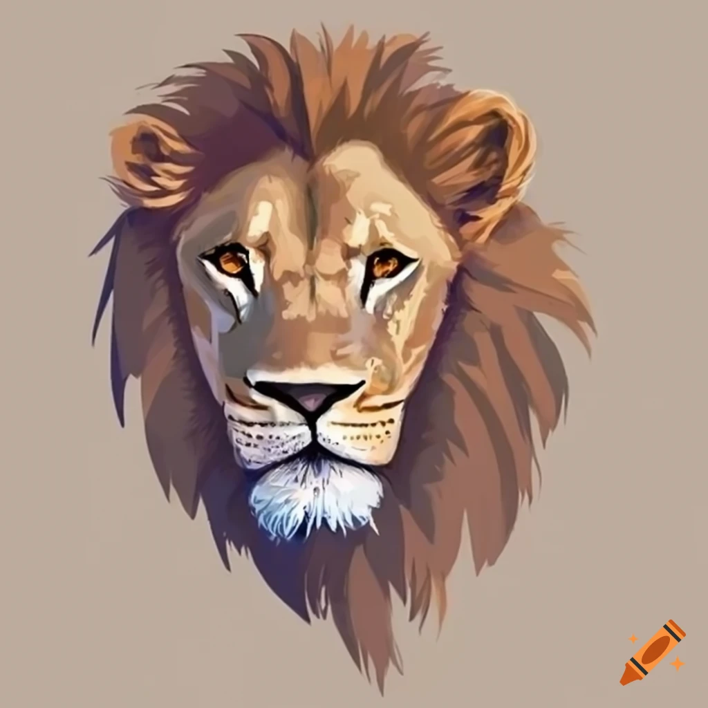 Drawing of a lion