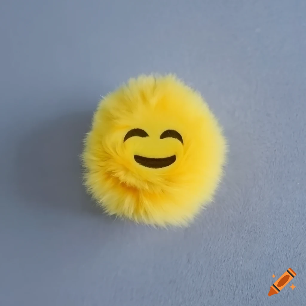 Fluffy ball emoji on Craiyon