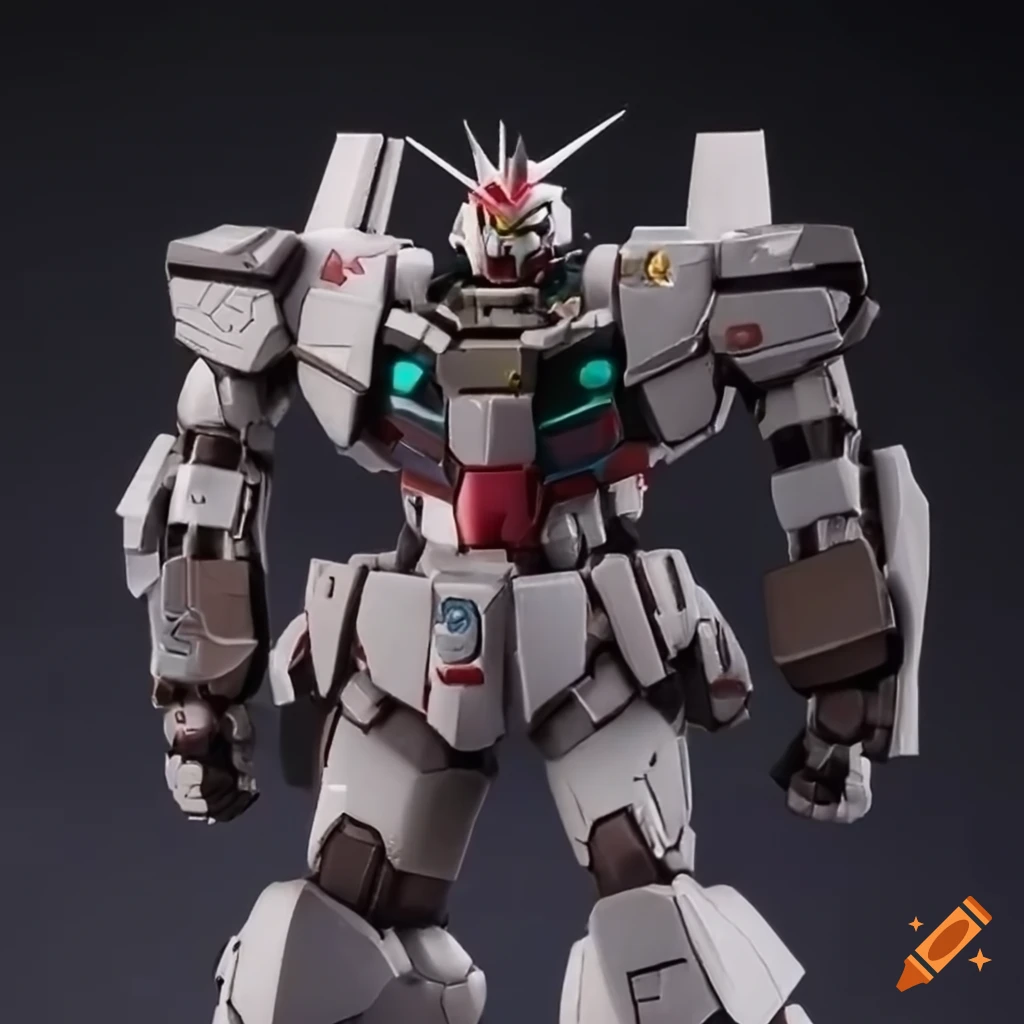 Gunpla inspired Mecha figurine