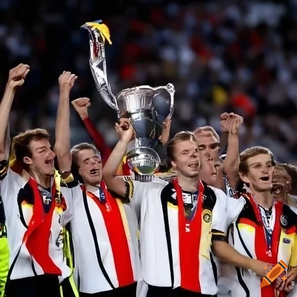 German team celebrating the European championship title