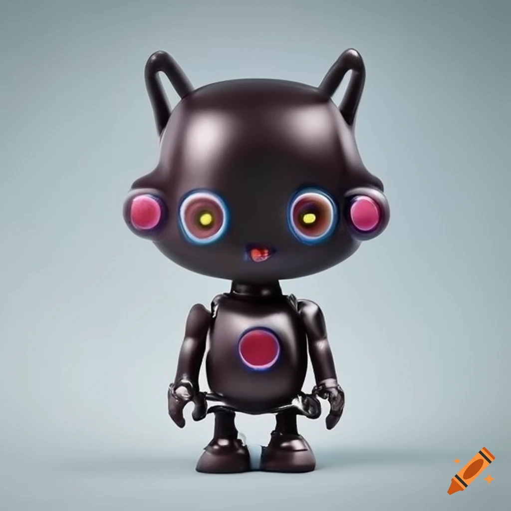 Robot angel vinyl toy