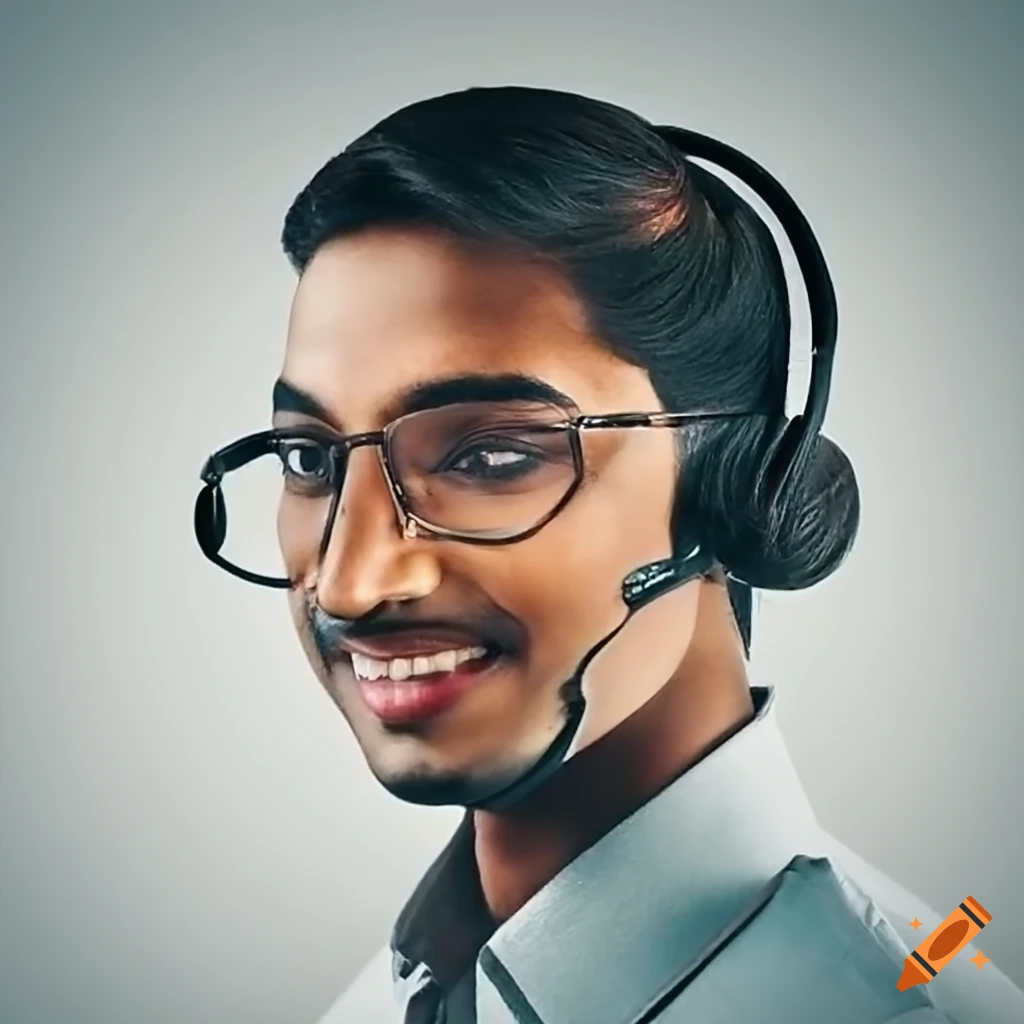 Indian customer support employee